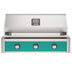 American Outdoor Grill 36-Inch T-Series Built-In Gas Grill with Teal Accent Panel, 3-Burner Stainless Steel Outdoor Kitchen Grill