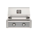 American Outdoor Grill 24-Inch T-Series Built-In Gas Grill with Gray Accent Panel, Premium Stainless Steel Outdoor Grill