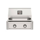 American Outdoor Grill 24-Inch T-Series Built-In Stainless Steel Gas Grill, 2-Burner Built-In Grill with Analog Thermometer, Front View