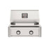 American Outdoor Grill 24-Inch T-Series Built-In Stainless Steel Gas Grill, 2-Burner Built-In Grill with Analog Thermometer, Front View