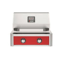 American Outdoor Grill 24-Inch T-Series Built-In Gas Grill with Red Accent Panel, Compact 2-Burner Outdoor Kitchen Grill