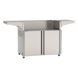 American Outdoor 36 Inch Portable Cart Base in stainless steel with durable construction and a sleek outdoor kitchen design.