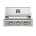 American Outdoor Grill 30-Inch T-Series Built-In Gas Grill with Gray Accent Panel, Premium Outdoor Kitchen Grill