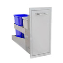 Artisan 20 Inch Double Unit Trash Center
