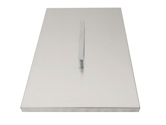 Sunstone Stainless Steel 14 x 12-Inch Single Basin Insulated Wall Ice Chest with Cover