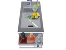 Sunstone Ruby 14-Inch Bar Sink & Cocktail Center with Insulated Ice Chest Station