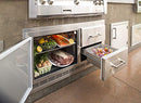Alfresco 56-Inch Built in Cart Under Grill Refrigerator
