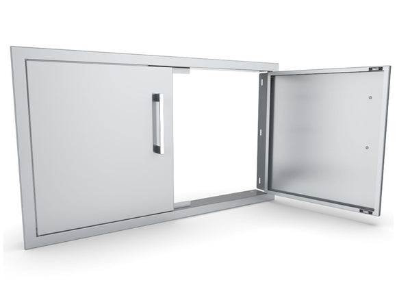 Sunstone Signature 36-Inch Double Drawer Door Combo with Beveled Frame