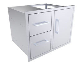 Sunstone Signature 30-Inch Double Drawer Door Combo with Beveled Frame