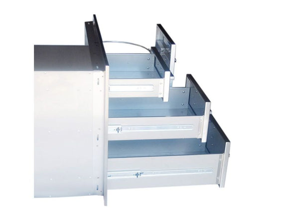 Sunstone Signature 30-Inch Propane Combo with Triple Drawer & Trash Bag Ring – Beveled Frame