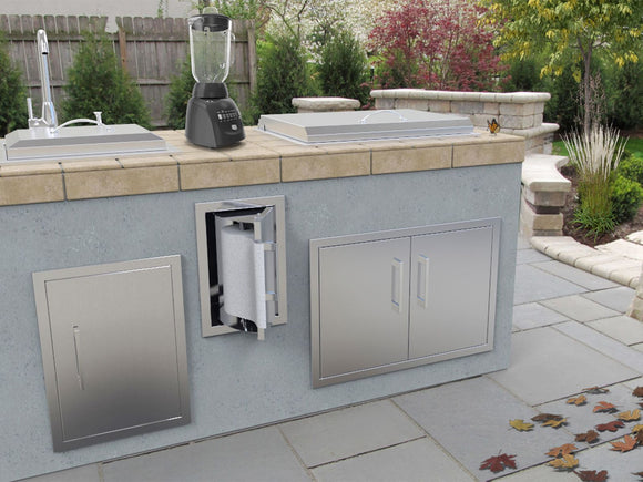 Sunstone Signature Series 17-Inch Swivel Paper Towel Holder – Beveled Frame Style