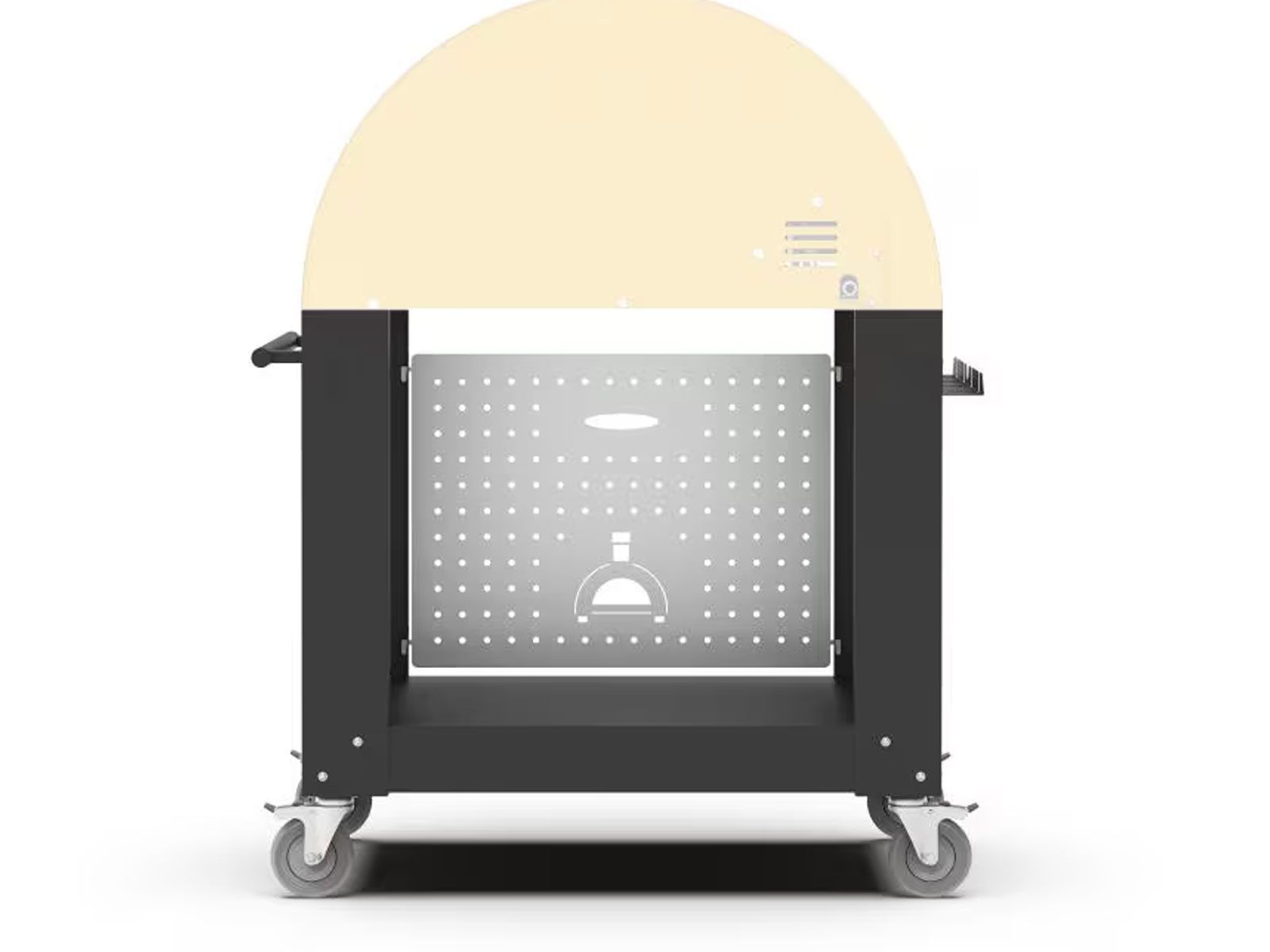 Alfa Oven Base for 2 Pizze - Wrinkle Black - 0