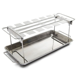 Broil King Roaster - Wing Rack With Pan Stainless Steel