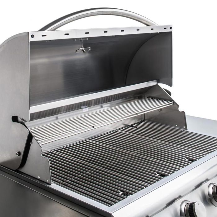 Blaze 32 Inch Freestanding 4-Burner Grill With Rear Burner