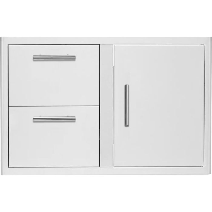 Blaze Door Drawer Combo with Soft Close Hinges and Lights