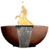 Prism Hardscapes Moderno 2 Fire Water Bowl with Match Lit