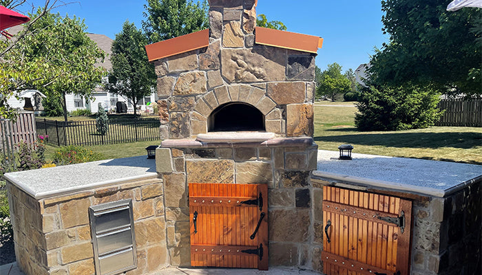 Forno Bravo 44 Inch Casa2G-110 Wood Fired Freestanding Pizza Oven - 0