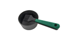 Big Green Egg Cast Iron Sauce Pot w/ Basting Brush