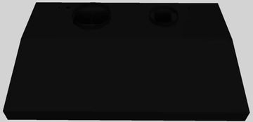 Vent A Hood 46 3/8 Inch 900 CFM Wall Mount Liner Insert