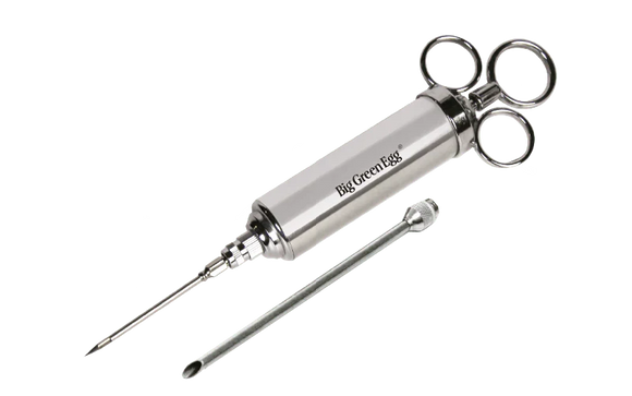 Big Green Egg Professional Grade Flavor Injector, Stainless, Double Hole Design