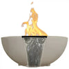 Prism Hardscapes Moderno 2 Fire Water Bowl with Match Lit