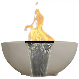 Prism Hardscapes Moderno 2 Fire Water Bowl with Match Lit