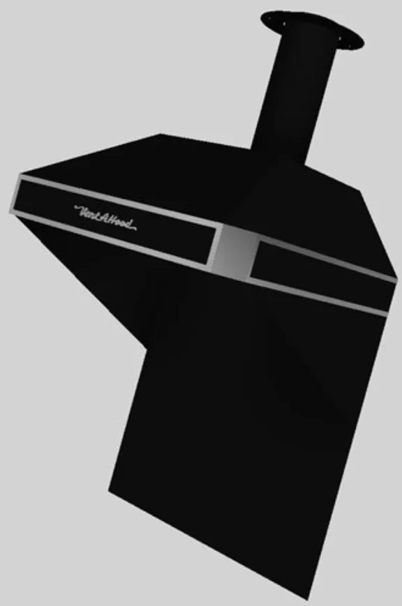 Buy black-carbide Vent A Hood 30 Inch 300 CFM Retro Style Range Hood