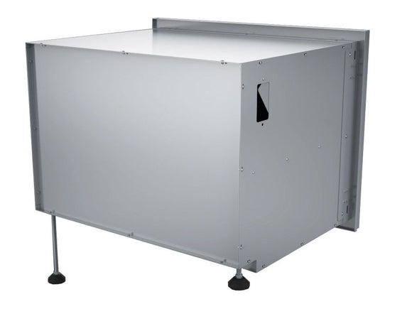 Sunstone Designer Series 30-Inch Stainless Steel Double Door with Shelves – Raised Style