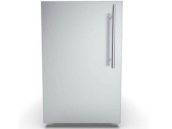 Sunstone Designer 15-Inch Stainless Steel Left Swing Door Dry Storage Pantry – Raised Style