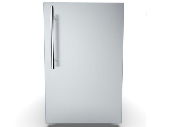 Sunstone Designer Series 15-Inch Stainless Steel Dry Storage Pantry – Right Swing Door, Raised Style