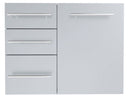 Sunstone Designer Raised Style 30-Inch Propane Combo with Triple Drawer
