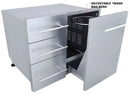 Sunstone Designer Raised Style 30-Inch Propane Combo with Triple Drawer