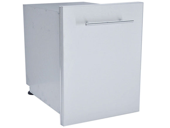 Sunstone Designer Series Raised Style 18-Inch Single Bin Trash Drawer