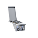 Delta Heat 12 Inch Double Side Burner Black Control Panel