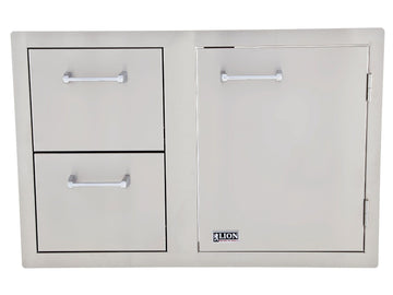 Doors & Two Drawer Combo