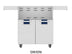 Aspire by Hestan 30 Inch Double Door Cart