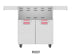 Aspire by Hestan 30 Inch Double Door Cart
