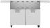 Aspire 42 Inch Double Door Cart