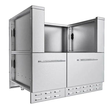 Sunstone 37" BBQ Grill Base Cabinet – Hybrid Outdoor Grill Module