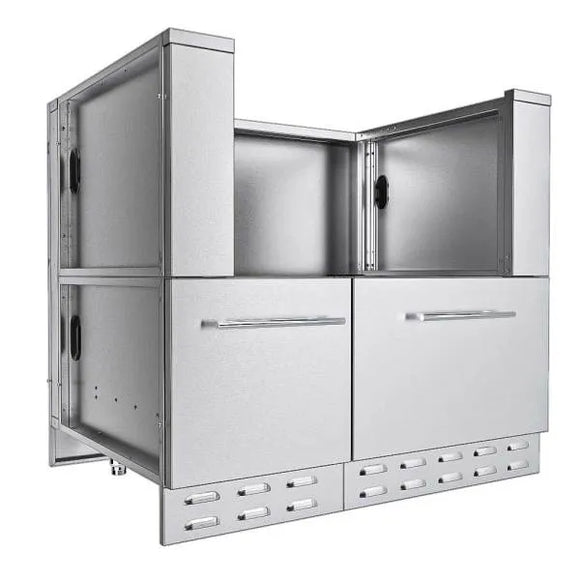 Sunstone 37" BBQ Grill Base Cabinet – Hybrid Outdoor Grill Module