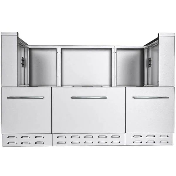 Sunstone Hybrid Grill Cabinet – 66" Outdoor Cooking Station