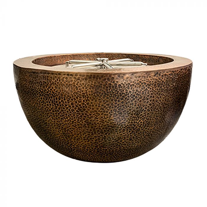 Prism Hardscapes Edel Series Copper Gas Fire Bowls