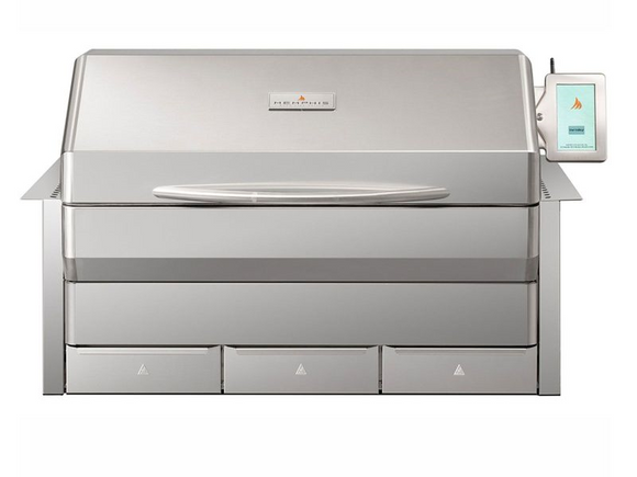 Durable 39 inch built-in pellet grill with smart grilling technology