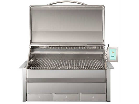 Durable 39 inch built-in pellet grill with smart grilling technology