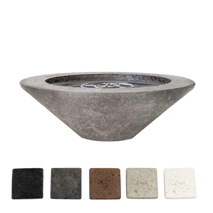 Prism Hardscapes Embarcadero Concrete Gas Fire Pit