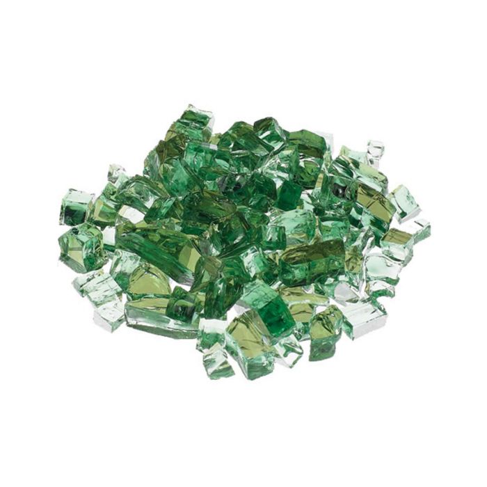 Buy emerald Prism Hardscapes Metallic Fire Glass