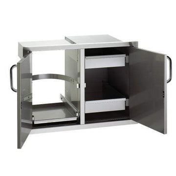 Fire Magic Double Doors w/ Trash Tray & Dual Drawers