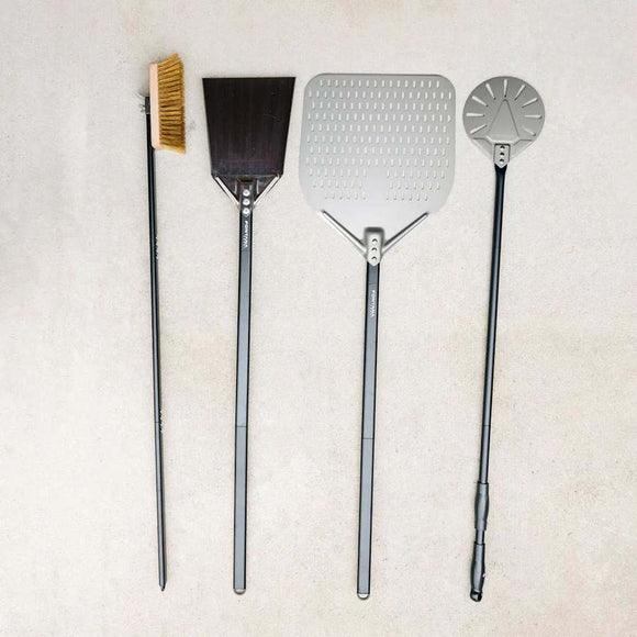 Fontana Forni  4 Piece Adjustable Length Pizza Making Tool Kit