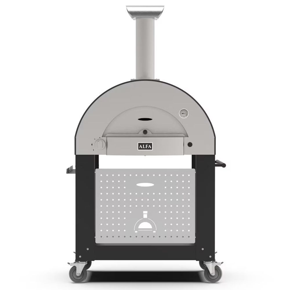 Alfa Classico 2 Pizze Gas-Fired Pizza Oven In Ardesia Grey