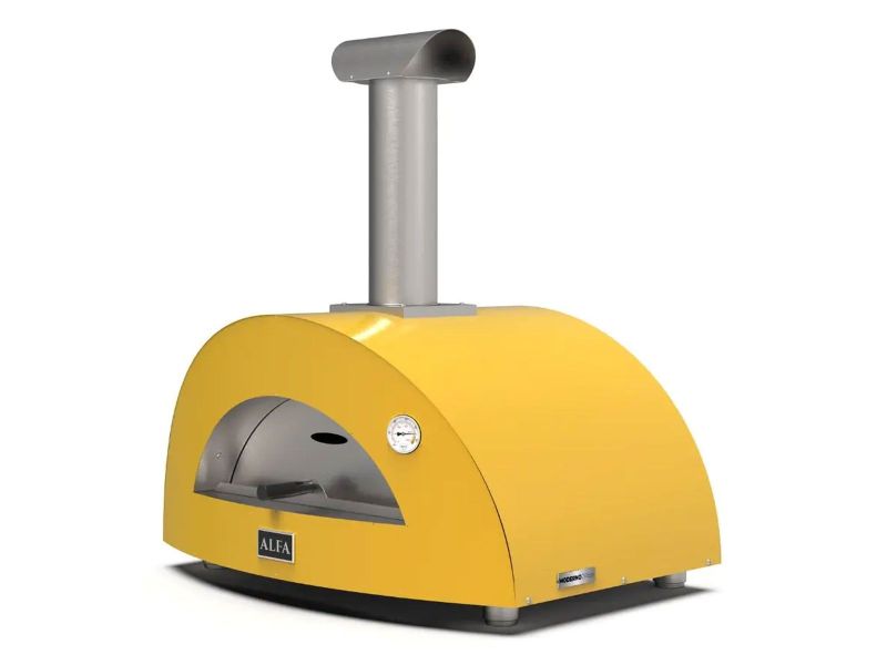 Alfa Moderno Wood-Fired Countertop Pizza Oven – Fits 3 Pizzas